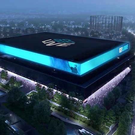 Manchester City Football Stadium View Bagian luar foto